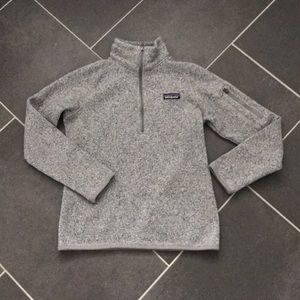 Women’s gray quarter zip